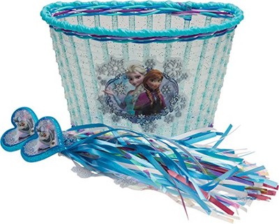 Disney Frozen Kids' Bike Basket And Streamers