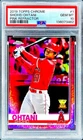 Shohei Ohtani PINK ROOKIE CUP REFRACTOR BATTING SSP TOPPS CHROME NON AUTO PSA 10