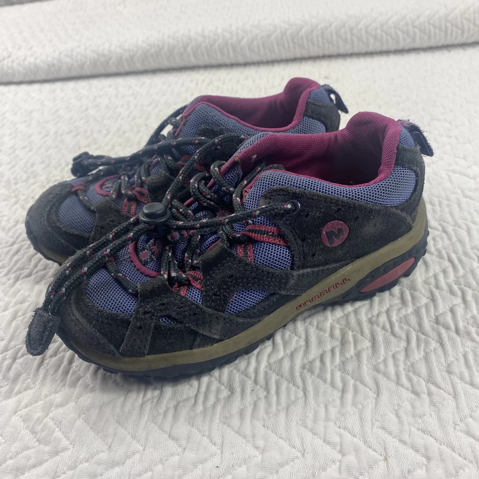 Merrell Zapatos Niños Talla 11 Aire Libre Senderismo Tenis Palanca Encaje Juvenil Foto 4 de 4