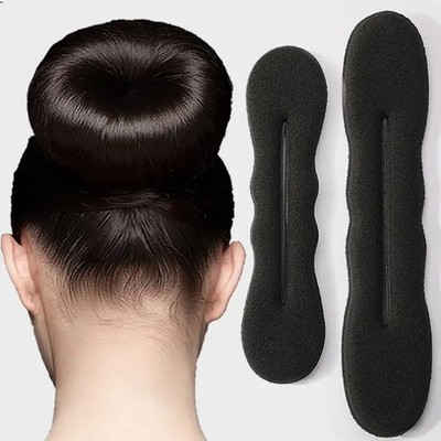 Schaumstoff Haarband Lockenformer Twist Donut Haargummi Haarstyling Set Zubehör