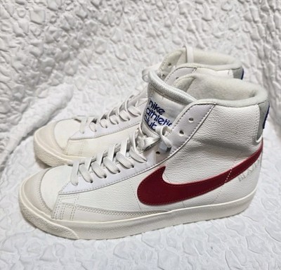 Nike Blazer Mid '77 SE (GS) 7 YBig Kids' Shoes White-Gym Red-Grey DH9700-100