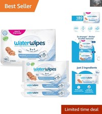 Sensitive Newborn  Baby Wipes - 3 Packs of 180, Unscented  Hypoallergenic