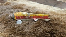Vintage Fish Spearing Decoy In Rainbow.