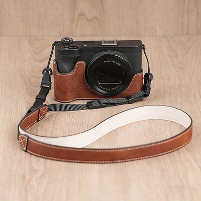 For Canon V1 Camera Bag Leather Dock Case Base Protection Camera Cover Shell New