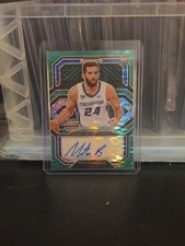 2021 Panini Prizm Draft Mitch Ballock College Penmanship Gold Shimmer Auto #/10