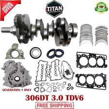 RANGE ROVER 3.0 DIESEL CRANKSHAFT + LAND ROVER 306DT TDV6 ENGINE REBUILD PARTS