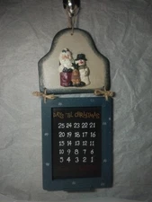 Count Down To Christmas Chalkboard
