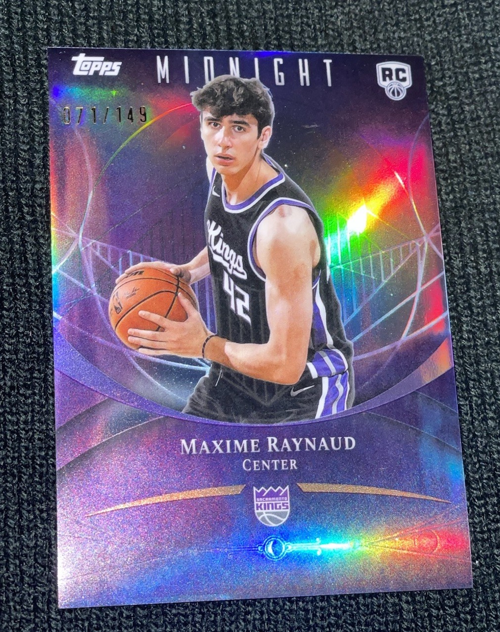 2025-26 Topps Midnight Maxime Raynaud Rookie Morning /149 #97