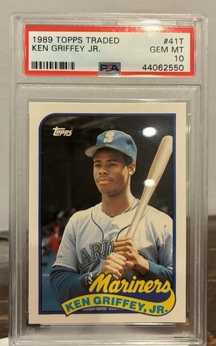 1989 Topps Traded #41T  KEN GRIFFEY JR RC/ROOKIE MARINERS PSA 10 GEM MINT