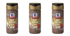McCormick Hot Cocoa Finishing Sugar Limited Edition 3.81 oz 3 Lot Exp 6/2026