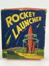 Rocket Launchers double target game set in original box American Toys Partial
