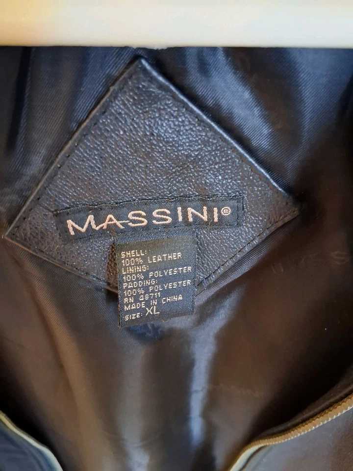 CHAQUETA DE CUERO MASSINI HOMBRE Foto 4 de 4