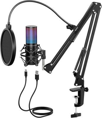 TONOR USB Podcast Microphone, Gaming PC Studio Streaming Mic Kit for Ps4/5/Disco