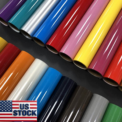 HTVRONT HTV Heat Transfer Vinyl Roll Iron-on Vinyl Press 12''x5-20FT for Cut