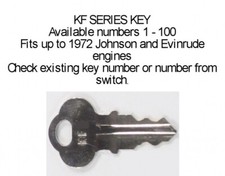 Genuine BRP OMC Johnson Evinrude Key # KF18 0501533 501533 Outboard Engine