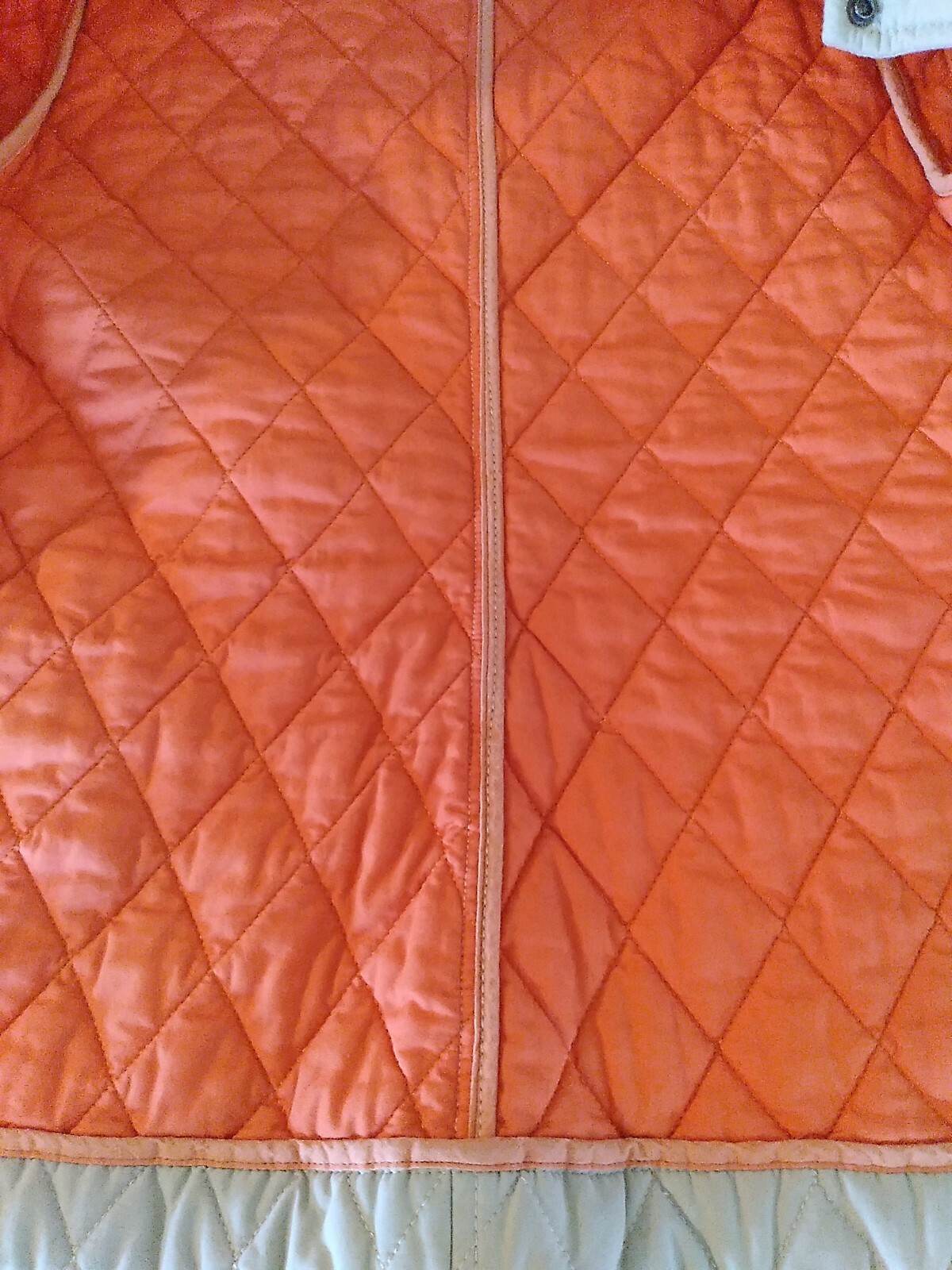 Izod Small Beige Quilted Field Jacket with Snap Front & Pockets image 6