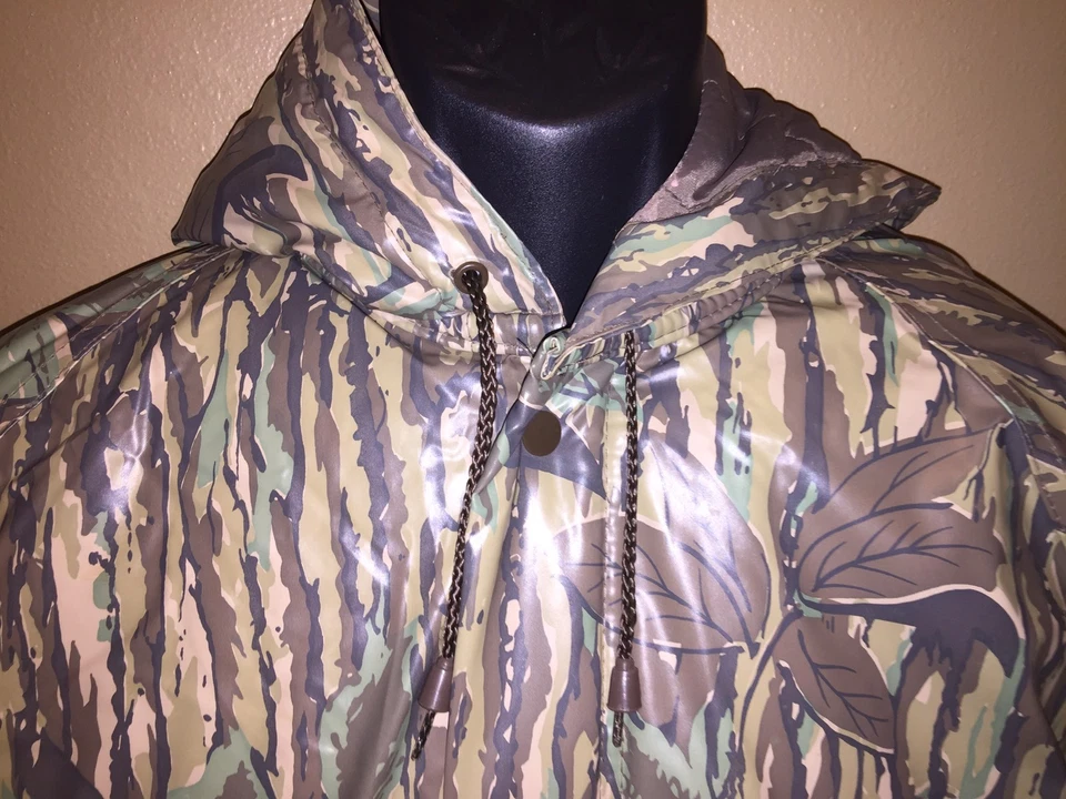 Abrigo REALTREE WEATHER-RITE Camuflaje con Capucha Caza PVC Nylon Lluvia Resbaladizo 8470 Grande Foto 2 de 4