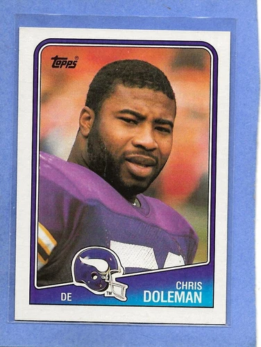 CHRIS DOLEMAN - 1988 Topps "Rookie" - #157 - Vikings - Comb. Shipping - #4