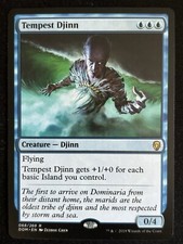 1x Tempest Djinn - Dominaria (DOM) Magic MTG