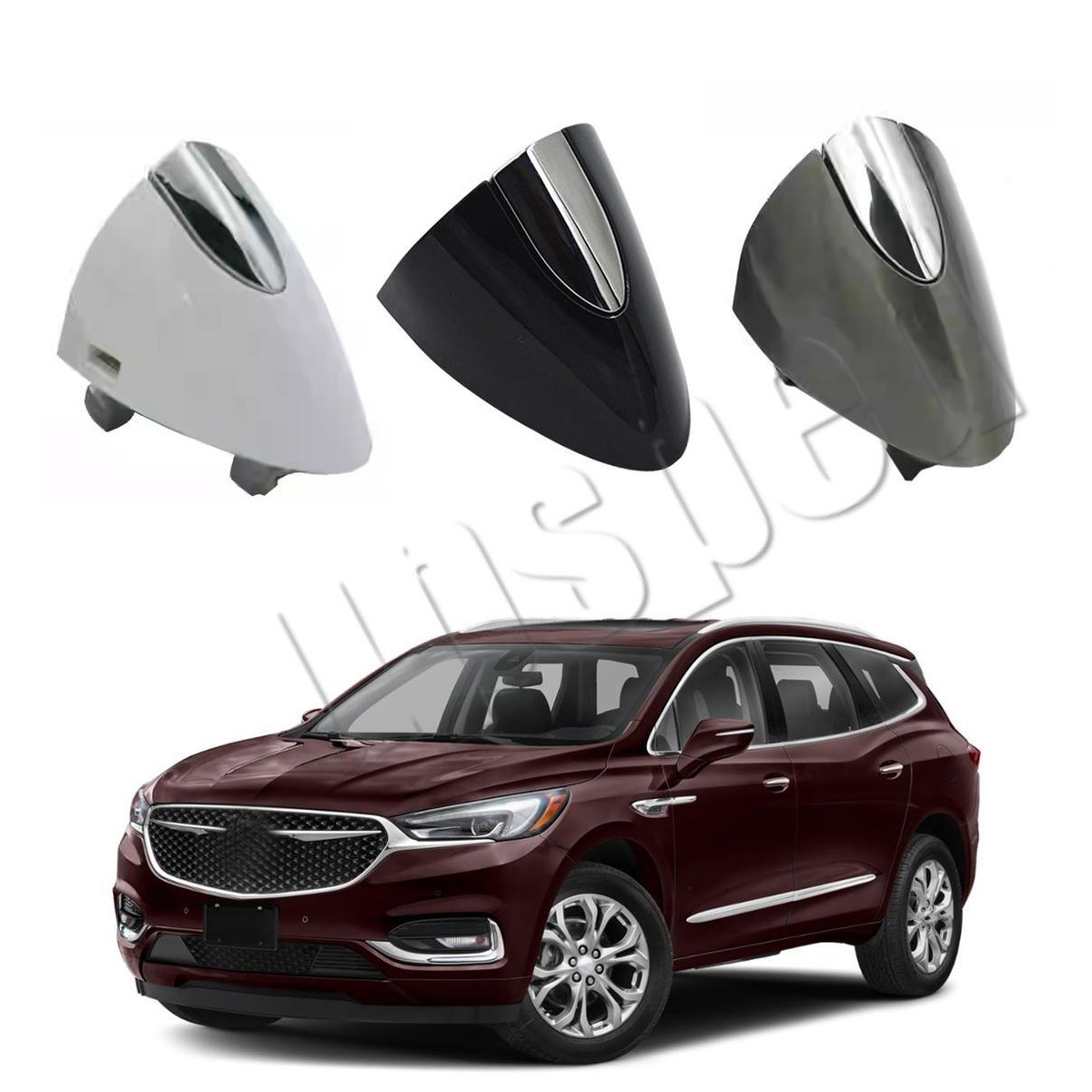 Front Rear Door Handle Key Lock Cap Cover For Buick Chevrolet 2016
