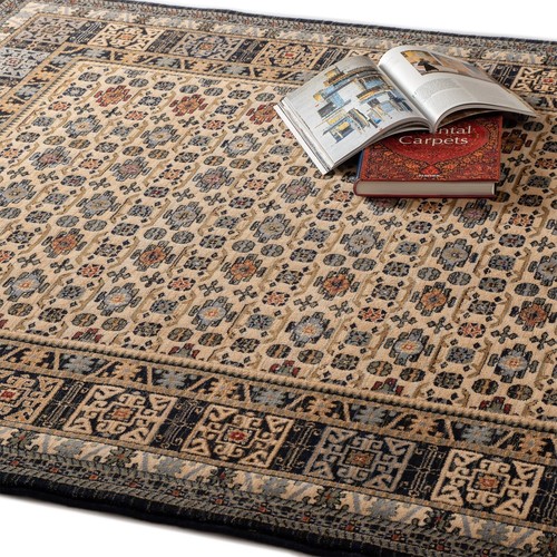 Premium Quality Antique look Dark Blue 100% Wool Traditional Classic Area Rugs - Picture 3 of 12