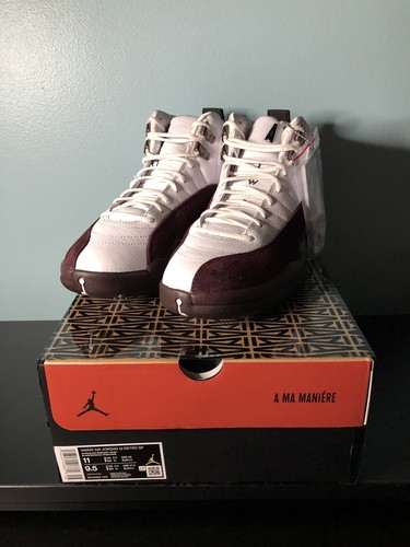 Jordan 12 Retro SP A Ma Maniere schwarz & weiß (W) beide DS GR. 11 W/9,5 M - Bild 9 von 15