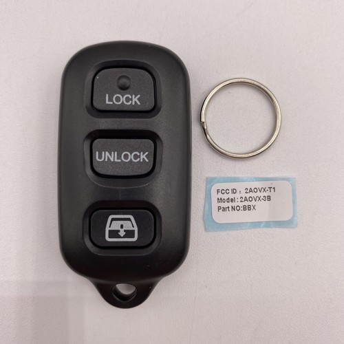 Car Keyless Entry Remote - Model # 2AOVX-3B / Part # BBX / FCC ID # 2AOVX-T1