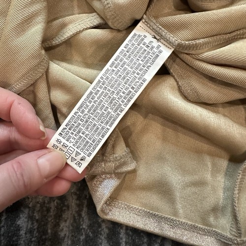 Cocktail Dress Womens Small Mini Metallic Gold Sleeveless Body Con Forever21 EUC - Picture 13 of 15