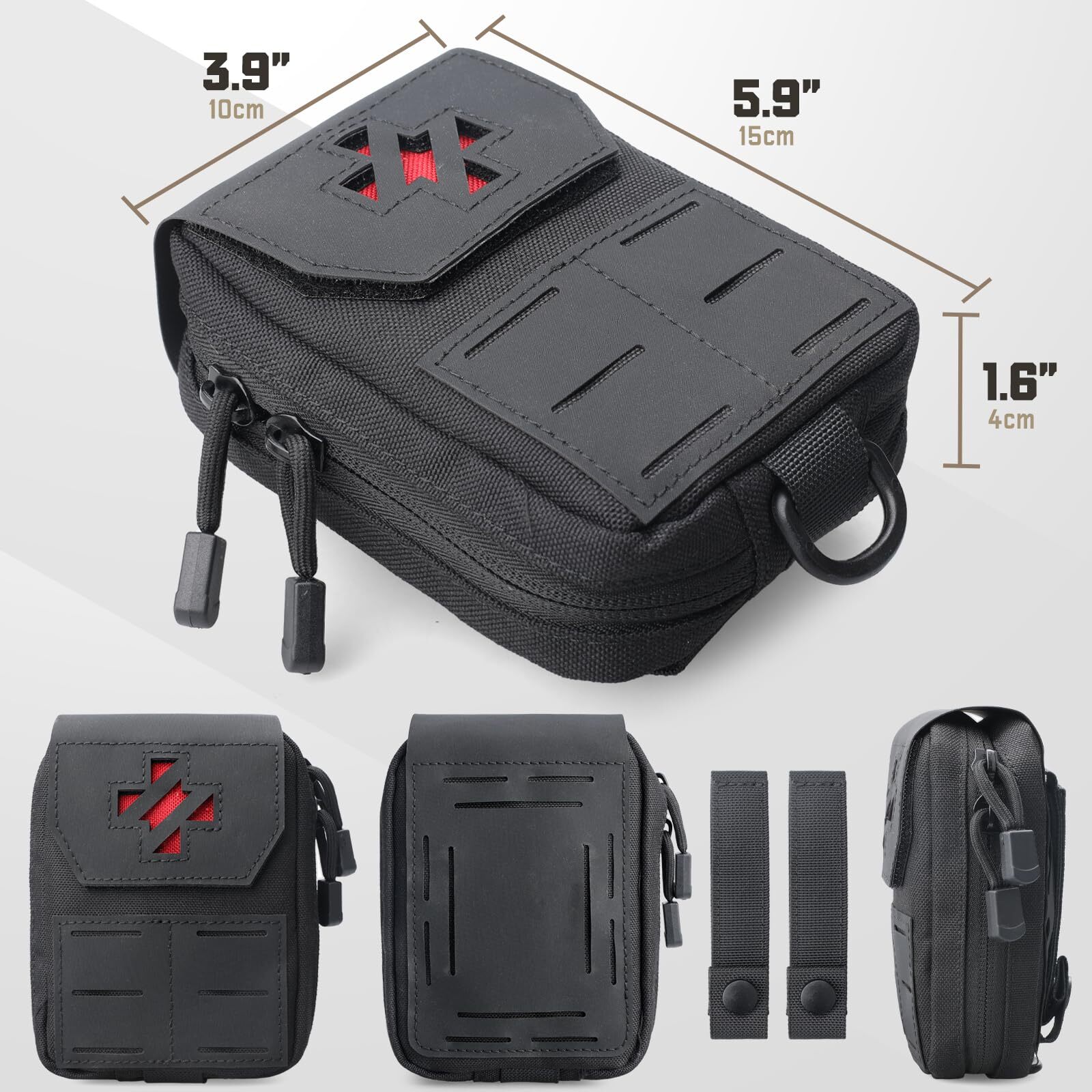 Tactical Waist Pack Molle EDC Tools Holder Medical Bag Hunting Accessories Pouch