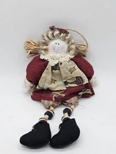 Homemade Cloth Rag Doll Twine Hair 16"