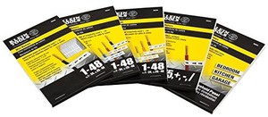 klein tools numbers wire panel labels markers 1 48 white vinyl large