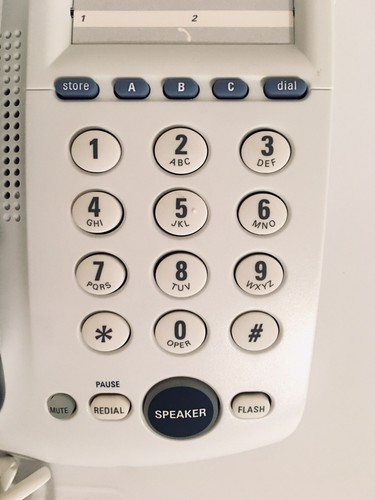GE Multi Memory Speakerphone, White Corded Home/Wall Phone, Model 29322GE1-A - Zdjęcie 5 z 17