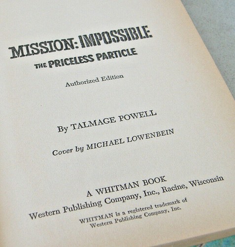 MISSIONE IMPOSSIBILE LA PARTICELLA INESTIMABILE ~ LIBRO AVVENTURA TV WHITMAN 1515 - Foto 4 di 6