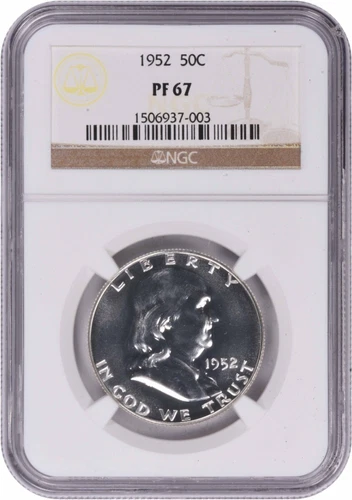 1952 Franklin Half Dollar PR67 NGC