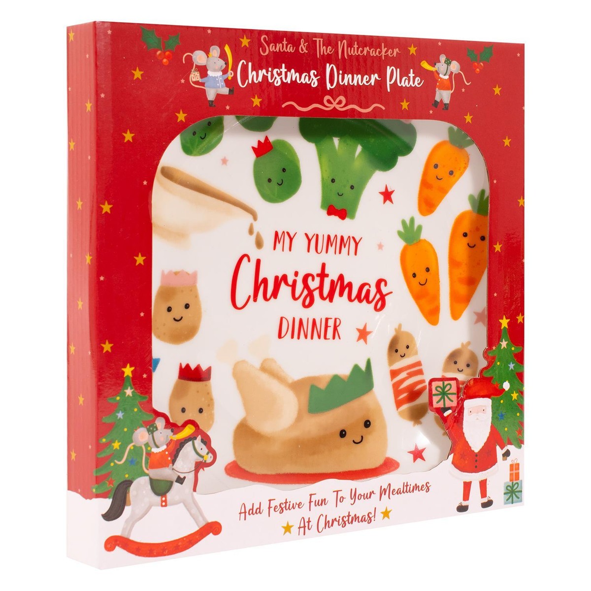 lunch kids christmas dishes