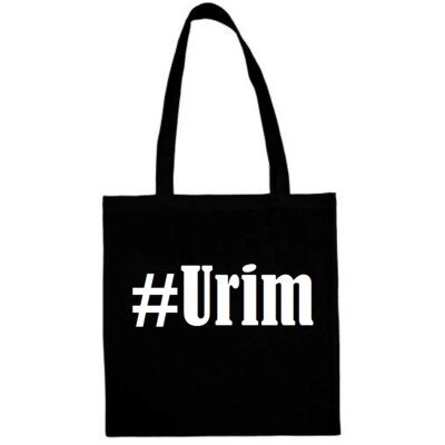 Tasche Beutel Baumwolltasche #Urim Hashtag Einkaufstasche Schulbeutel Turnbeutel