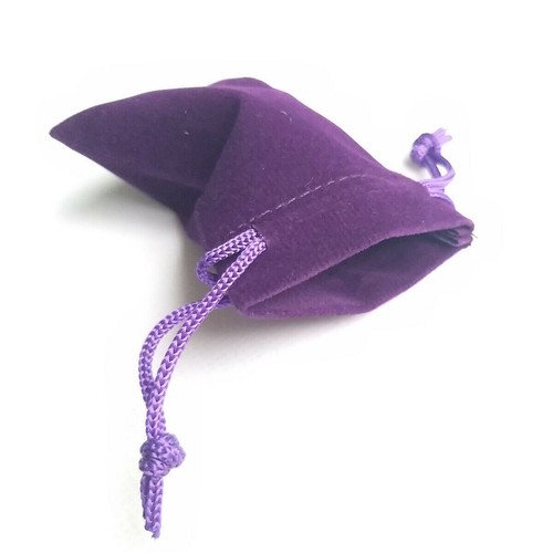 5X Small Gift Bags Velvet Cloth Drawstring Bag Jewelry Ring Pouch Wedding Favors - Picture 8 of 18