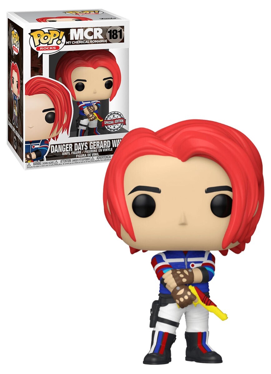 FUNKO POP ROCKS MCR MY CHEMICAL ROMANCE #181 DANGER DAYS GERARD