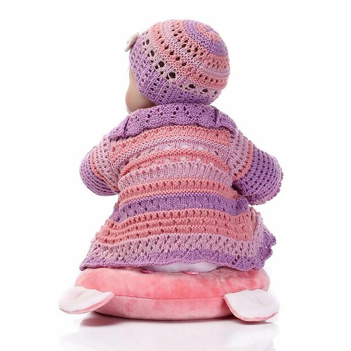 Cute Simulation 16" Reborn Girl Doll Baby Dolls Vinyl Silicone New-born Gift - Picture 10 of 10