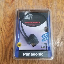 Panasonic KX-TCA60 Black Headband Headset  Open Box READ