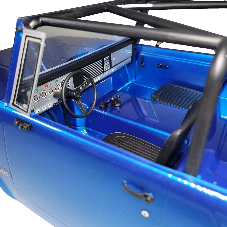 Cuerpo Redcat Racing Gen 9 pintado de fábrica azul calcomanía International Scout 800 Foto 4 de 4