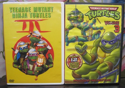 The Teenage Mutant Ninja Turtles III (DVD, 2002) & Cartoon Vol 3
