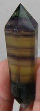 #2 168.25Ct China 100% Natural MultiColor Fluorite Crystal Point Specimen 33.65g