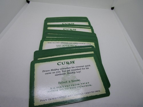 Harry Potter Sorcerer's Stone Trivia Game Curses 50 Cards Parts Pieces - Picture 3 of 3