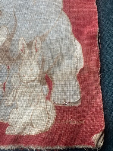 Antique Dean’s Rag Books London childrens animal alphabet cloth book ( as is ) - Picture 9 of 11