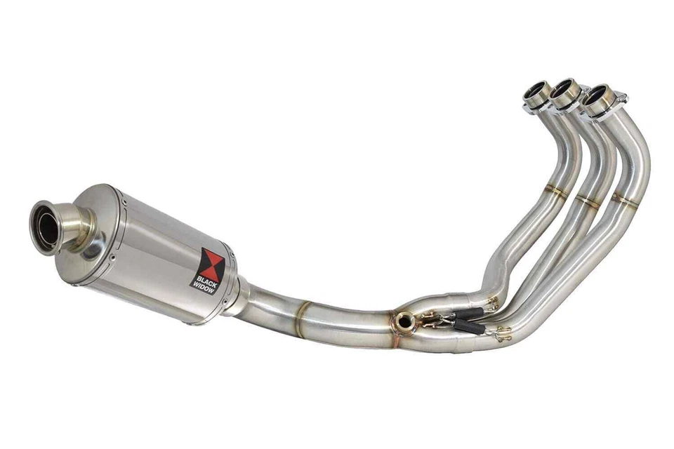 Sistema de escape MT09 Tracer XSR 900 Tracer GT silenciador ovalado extremo lata 230SS Foto 3 de 4