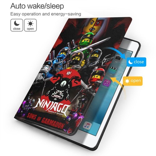 Ninjago Movie Auto Wake/Sleep Smart Cover Ständer TPU Hülle für iPad 7/8/9th Air 3 - Bild 14 von 49