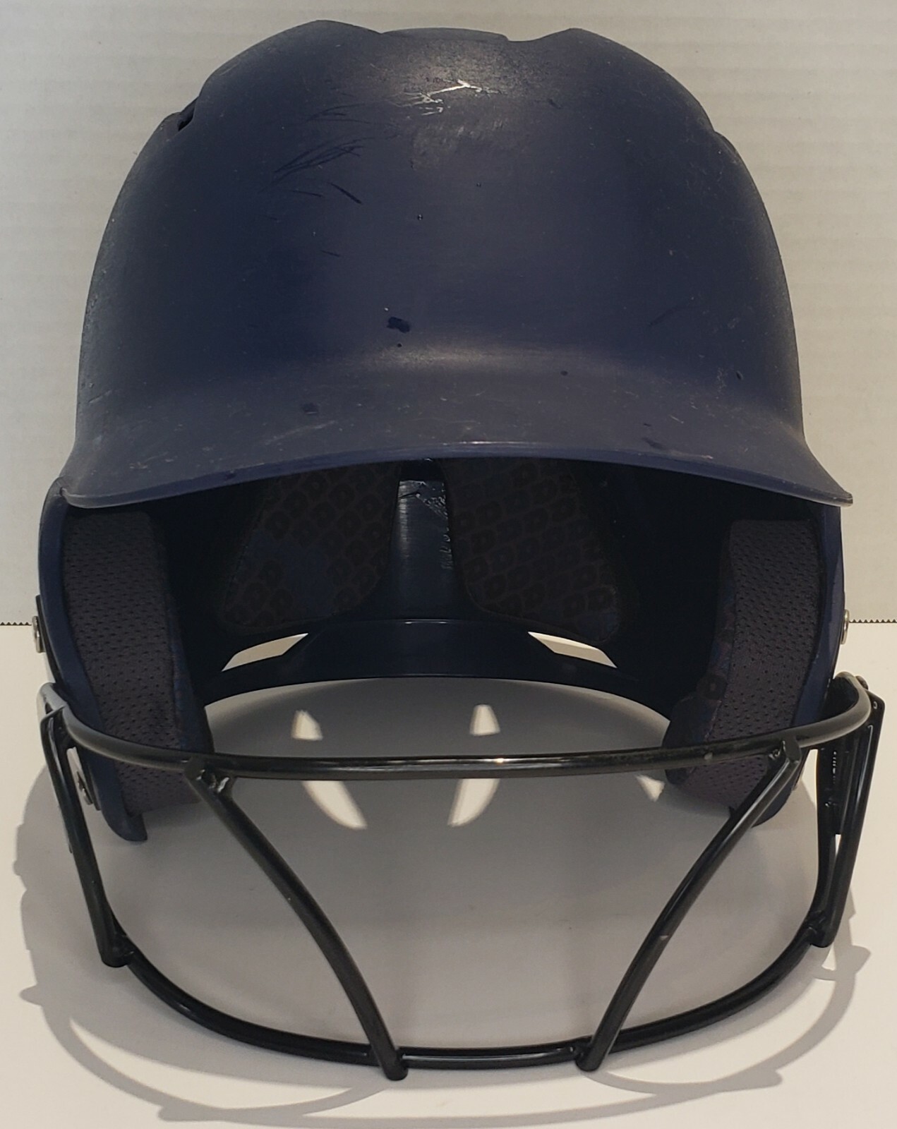 DeMarini Batting Helmet with Protective Mask Blue Size 7 1/8" to 7 1/4" eBay