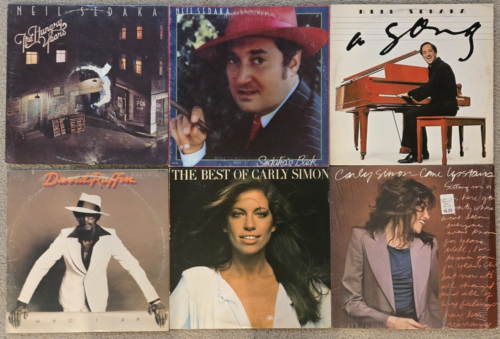 6 Alben LP Vinyl Lot - Carly Simon, Neil Sedaka, David Ruffin