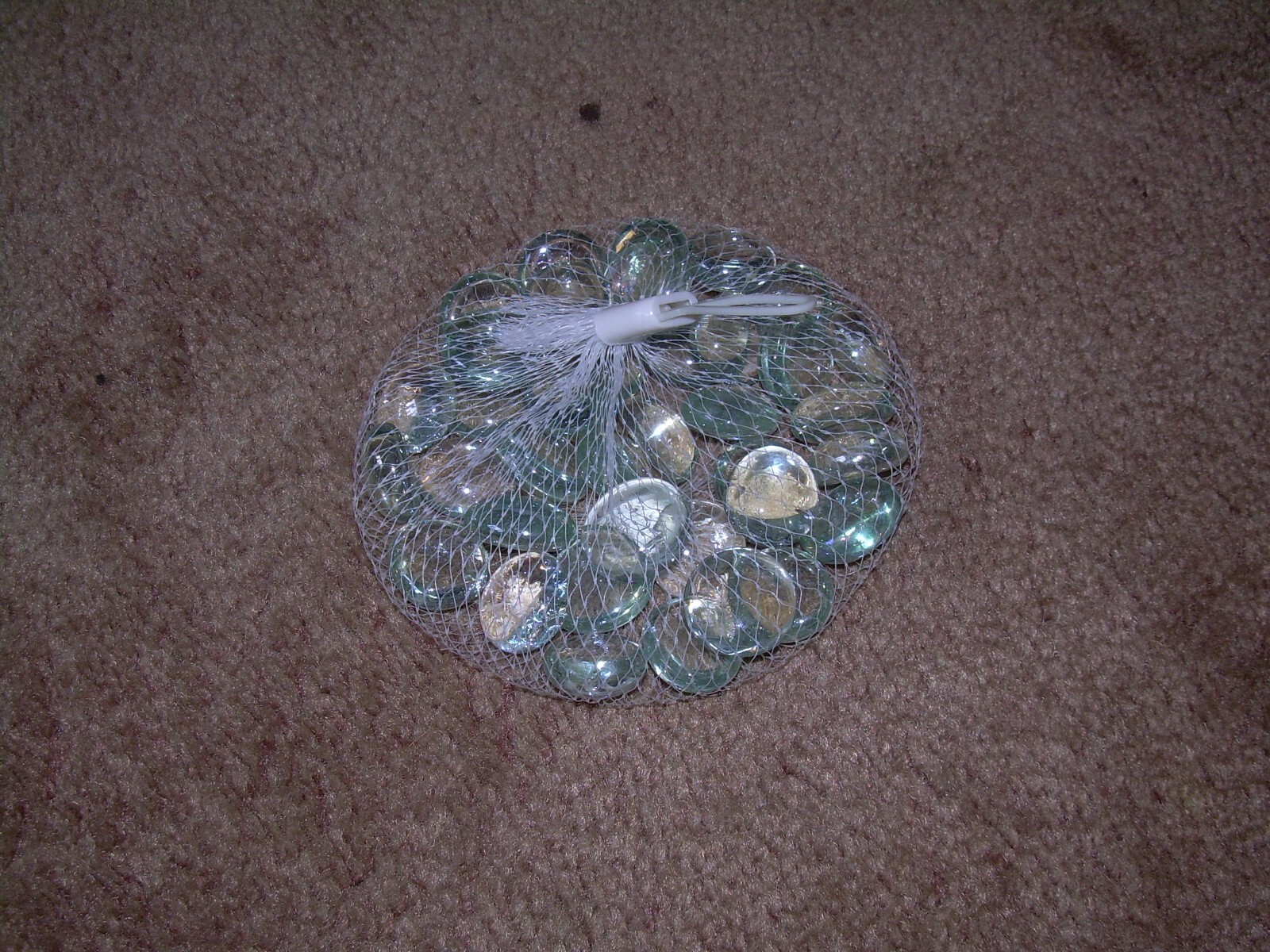 Bag of Clear Glass Pebbles For vase